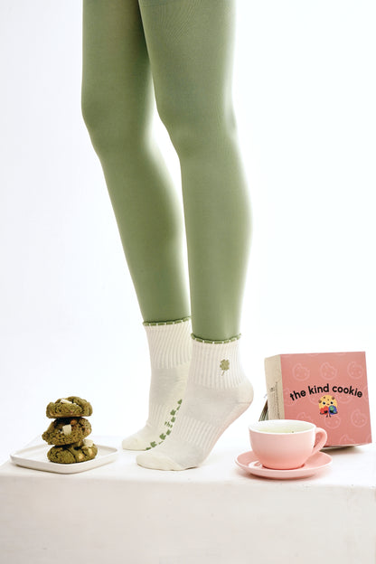 Pilates Grip Socks in One Lucky Cookie